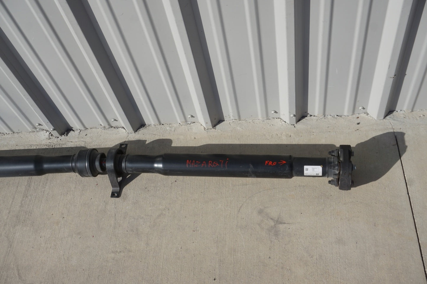 2014 - 2017 Maserati Ghibli 3.0L RWD Rear Drive Shaft Propeller OEM