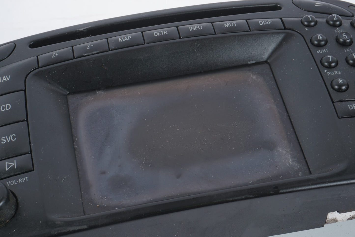 03-06 Mercedes R230 SL500 DISPLAY NAVIGATION RADIO *SCREEN DAMAGED*FOR PARTS*