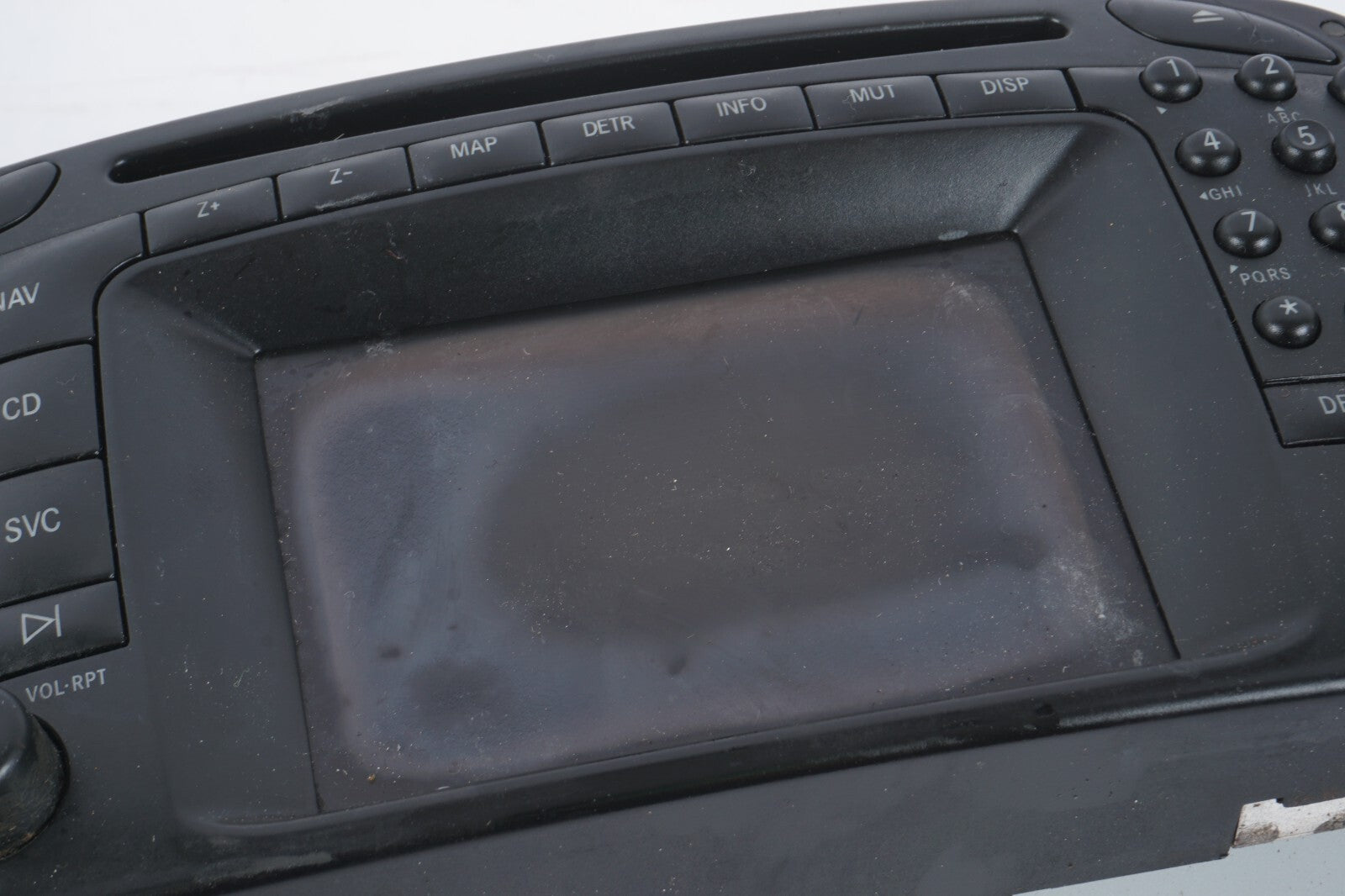 03-06 Mercedes R230 SL500 DISPLAY NAVIGATION RADIO *SCREEN DAMAGED*FOR PARTS*