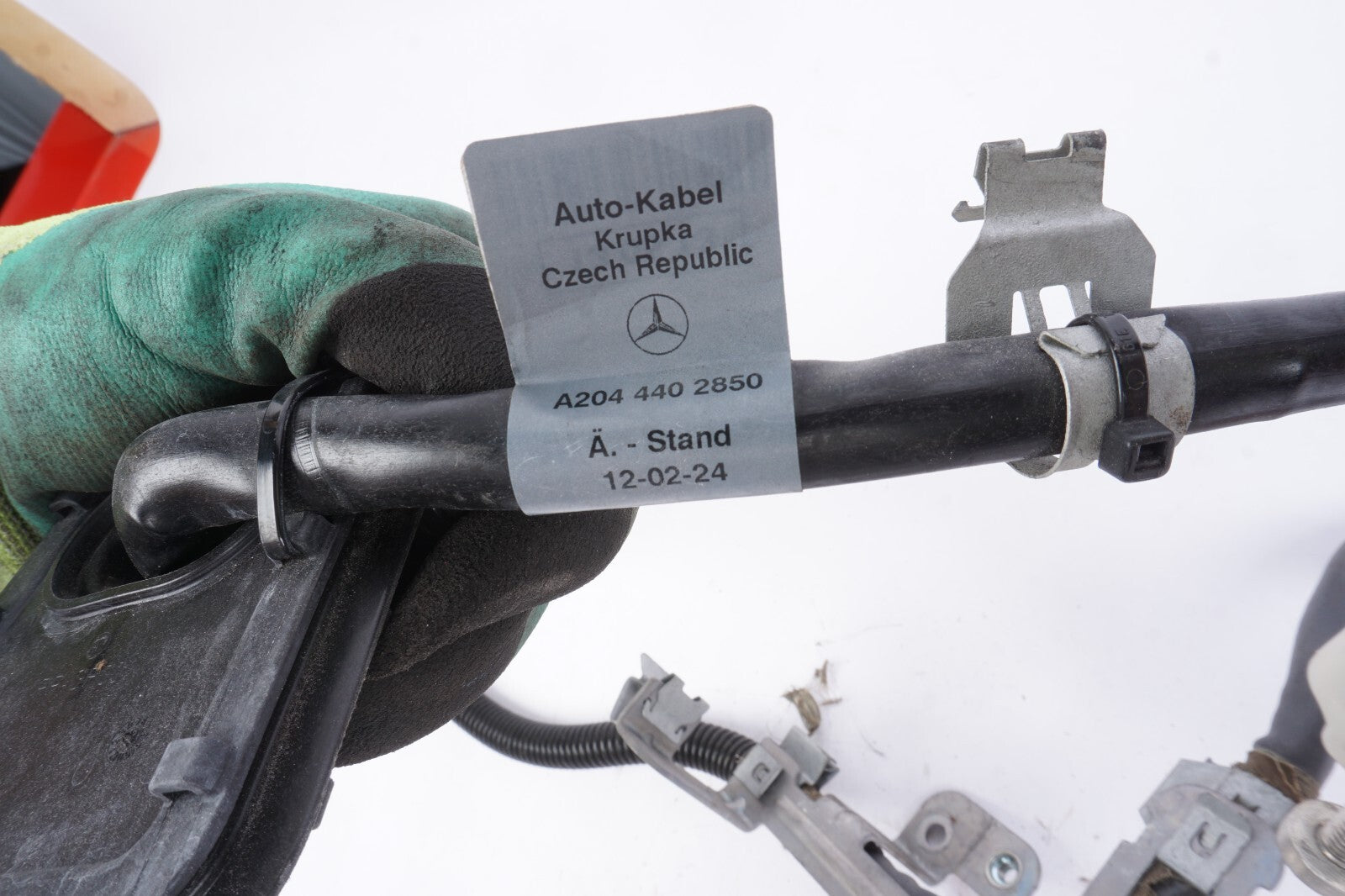14 - 16 Mercedes W207 E350 Engine Battery To Starter Wire Harness 2044402850 OEM