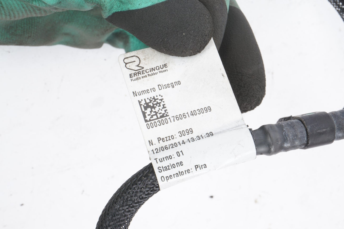 14-17 Maserati Ghibli 3.0L Air Hose Pipe Line OEM 51K