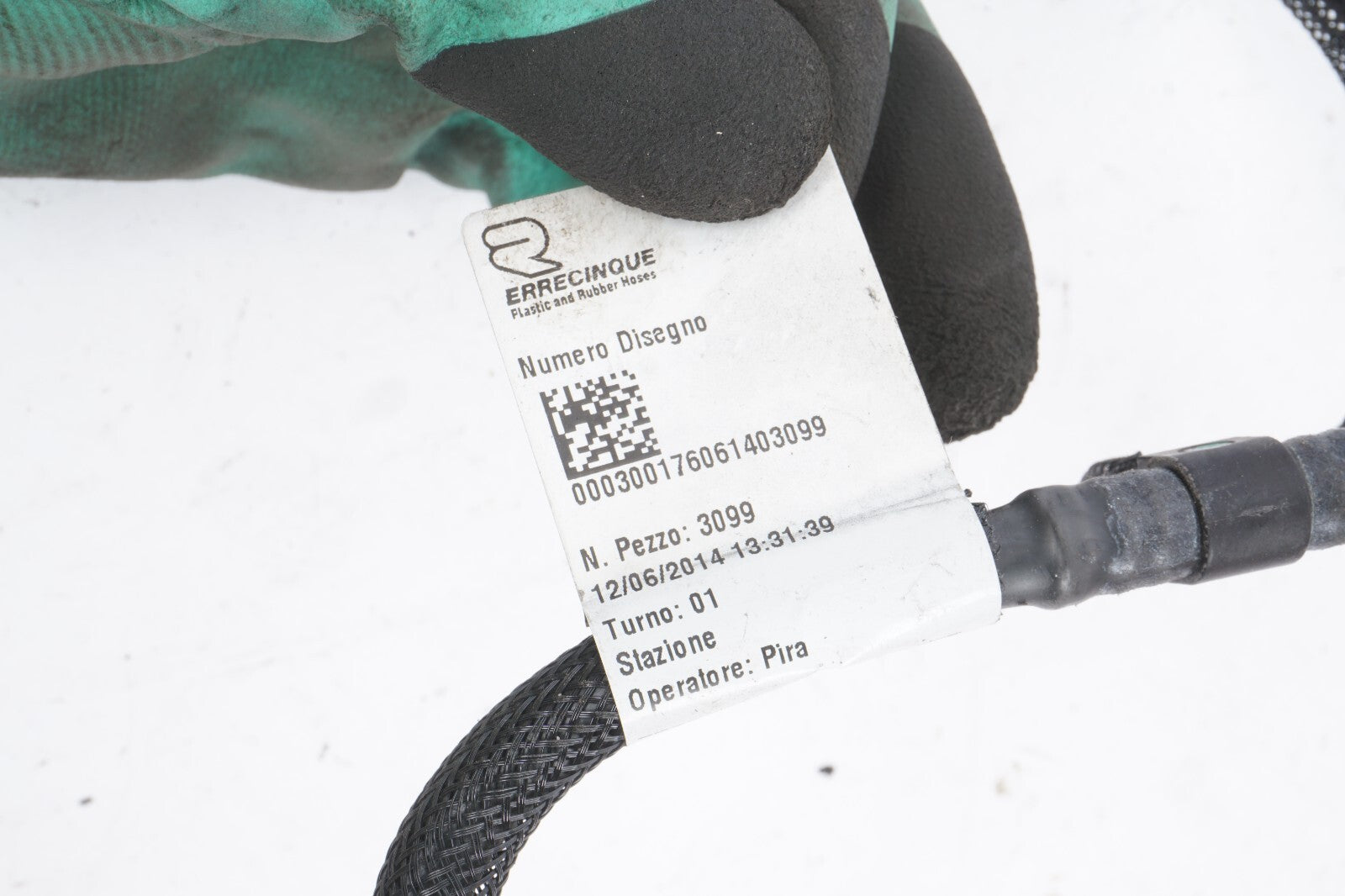 14-17 Maserati Ghibli 3.0L Air Hose Pipe Line OEM 51K