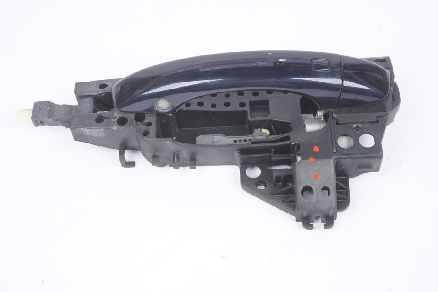 11-18 Audi A8 Rear Left Driver Side Exterior Door Handle Blue 4H0837885 OEM