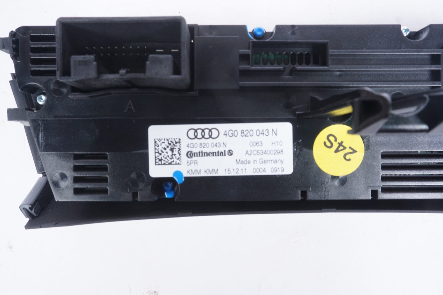 2012-2015 AUDI A6 A7 S7 RS7 - A/C HEATER TEMPERATURE CLIMATE CONTROL SWITCH OEM 
