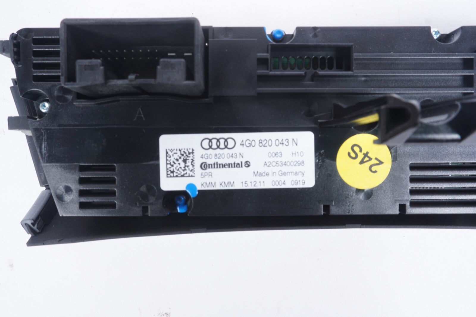 2012-2015 AUDI A6 A7 S7 RS7 - A/C HEATER TEMPERATURE CLIMATE CONTROL SWITCH OEM 