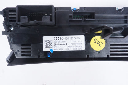 2012-2015 AUDI A6 A7 S7 RS7 - A/C HEATER TEMPERATURE CLIMATE CONTROL SWITCH OEM 