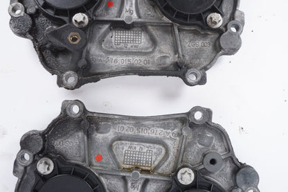 2013-2016 MERCEDES GL550 S550 4.6L LEFT RIGHT TIMING CHAIN VALVE COVER