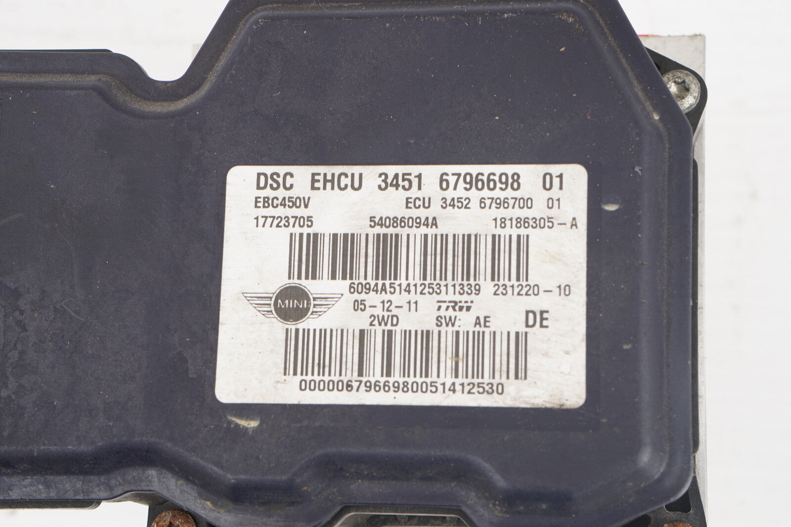 2012 - 2015 MINI COOPER S R57 ABS ANTI LOCK BRAKE PUMP 6796698 OEM