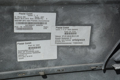 2010 - 2013 MERCEDES-BENZ S550 REAR BUMPER COVER OEM