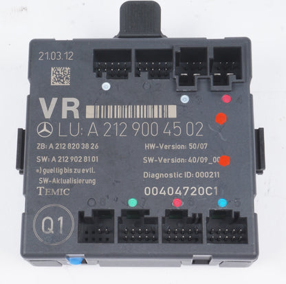 08-18 Mercedes W204 C63 E350 Front Right Side Door Control Module OEM