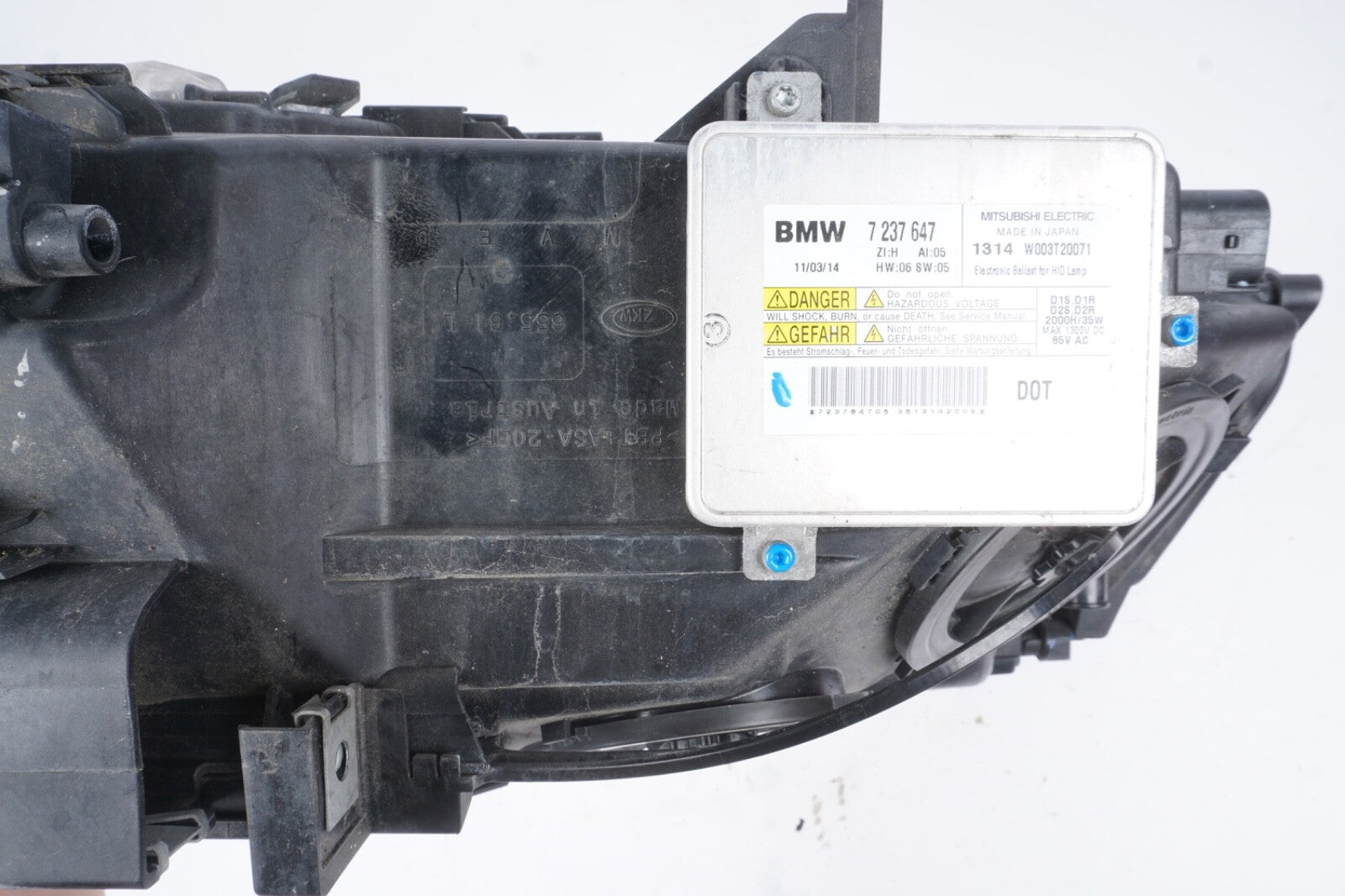 10-12 OEM BMW F01 F02 740 750 Left Driver Adaptive Xenon Headlight Complete