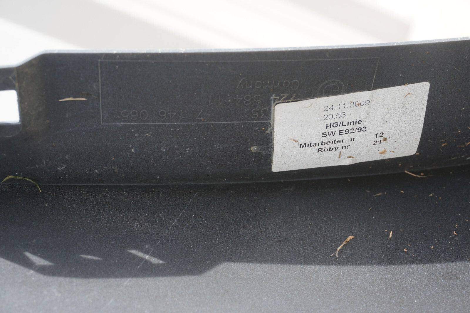 07-13 BMW 328i 335i E92 E93 Front Fender Left Driver Side  OEM