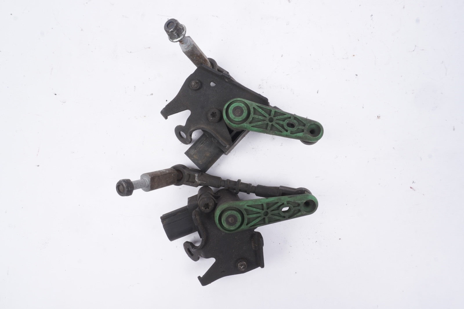 11-18 AUDI A6 A7 A8 S6 S7 S8 FRONT LEFT HEADLIGHT LEVEL SENSOR 4H0941285G - PAIR
