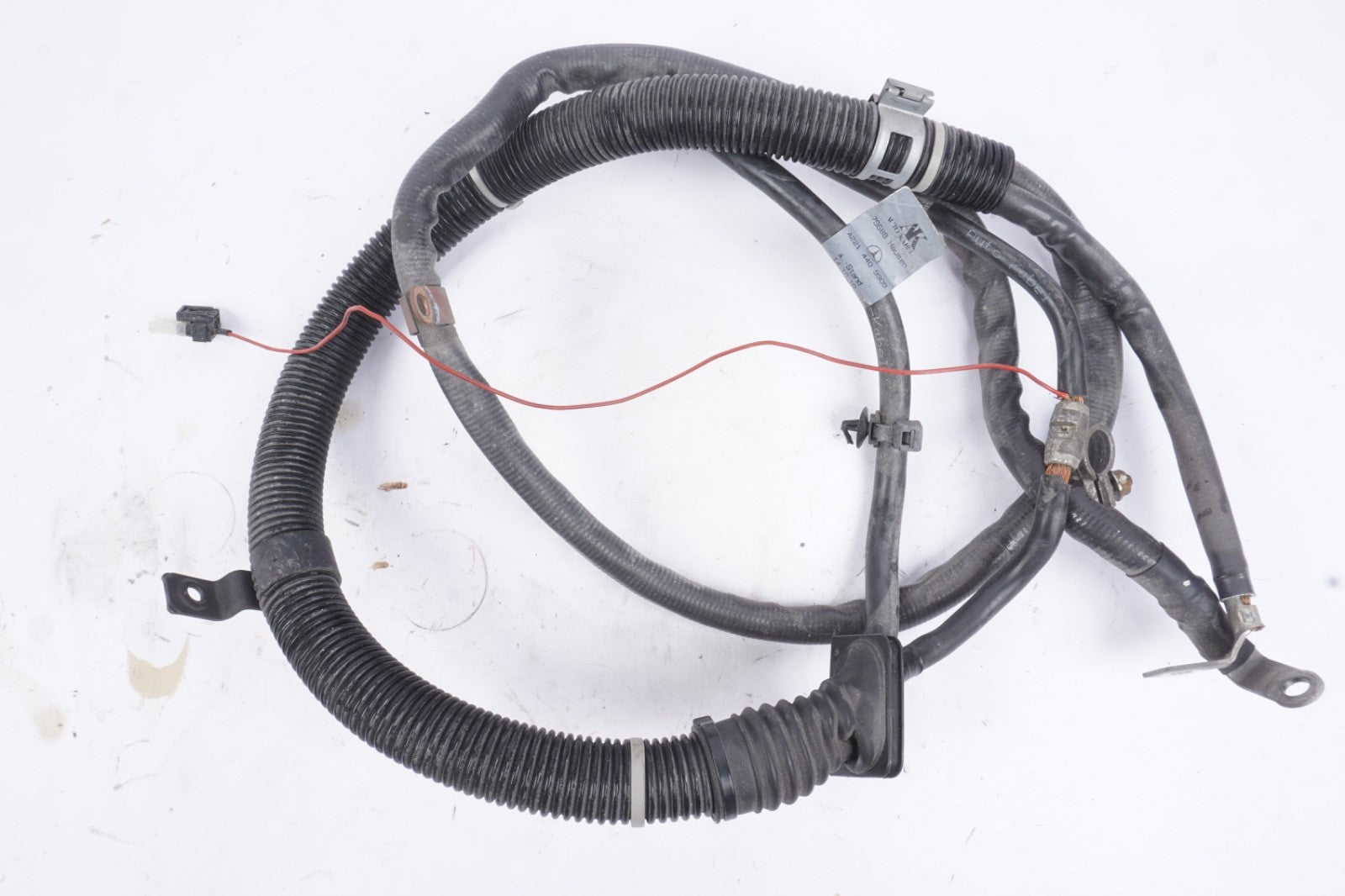 2012-2013 mercedes w221 s550 4.7 battery starter alternator cable harness wire