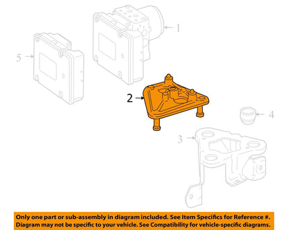 2007 - 2013 Mercedes W221 S550 S450 Class ABS Pump Assembly Mount Upper Bracket