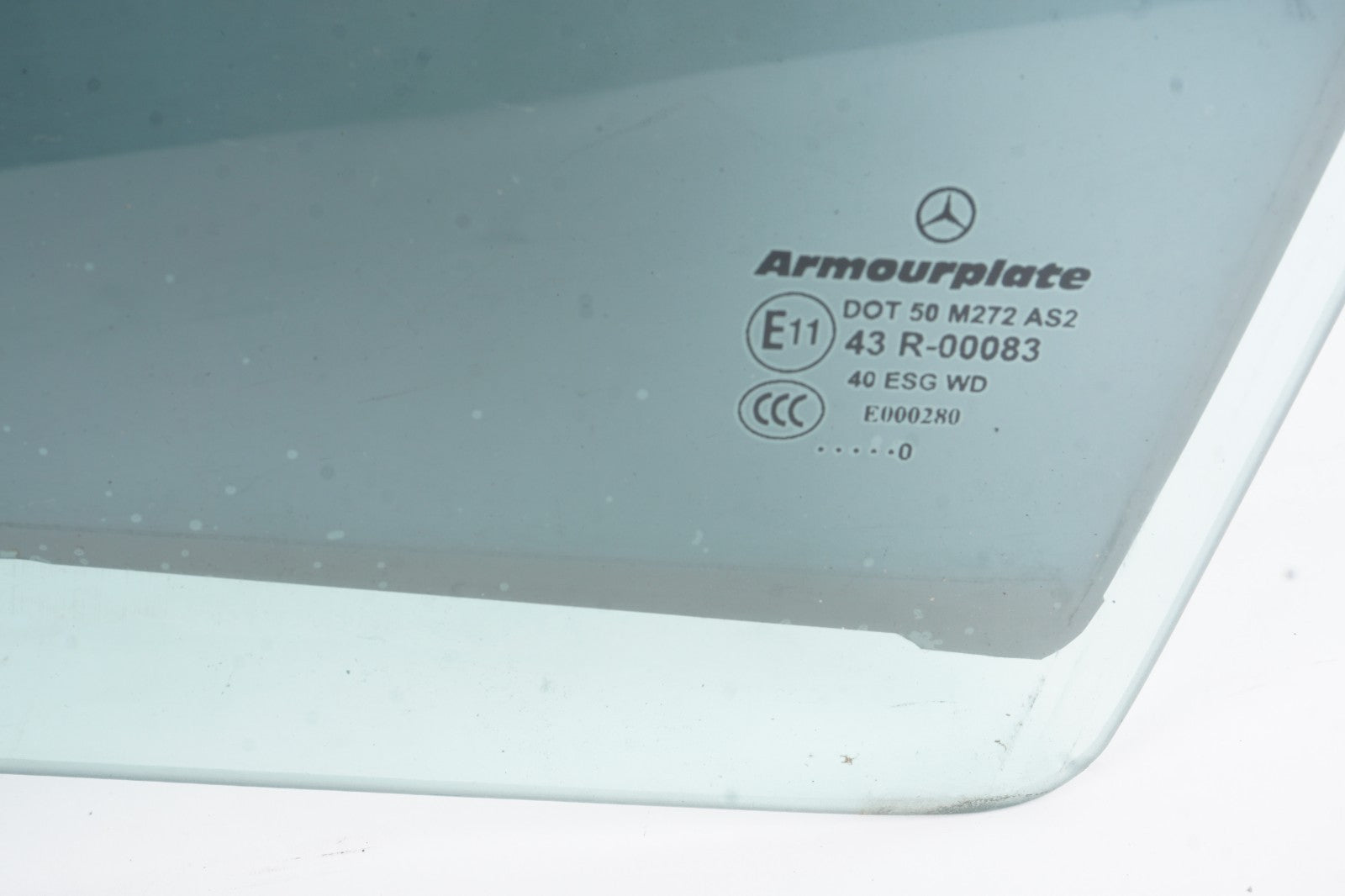 08-14 Mercedes-Benz C300 Rear Left Driver Side Door Window Glass OEM