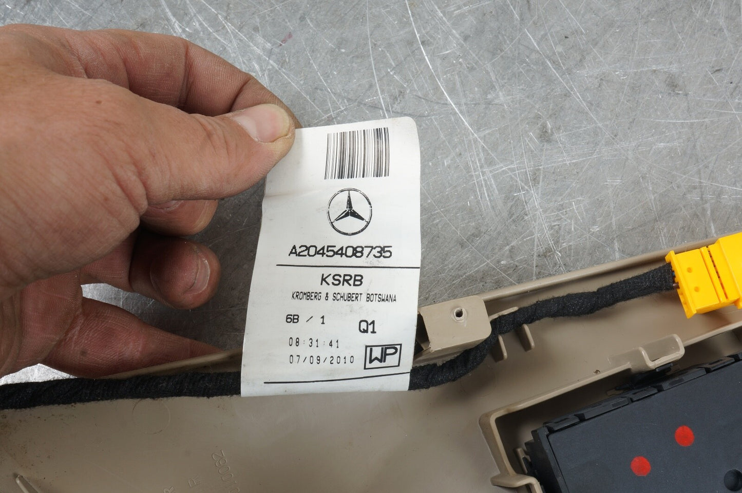08-15 Mercedes C300 C350 W204 Front Right Passenger Seat Control Switch Oem