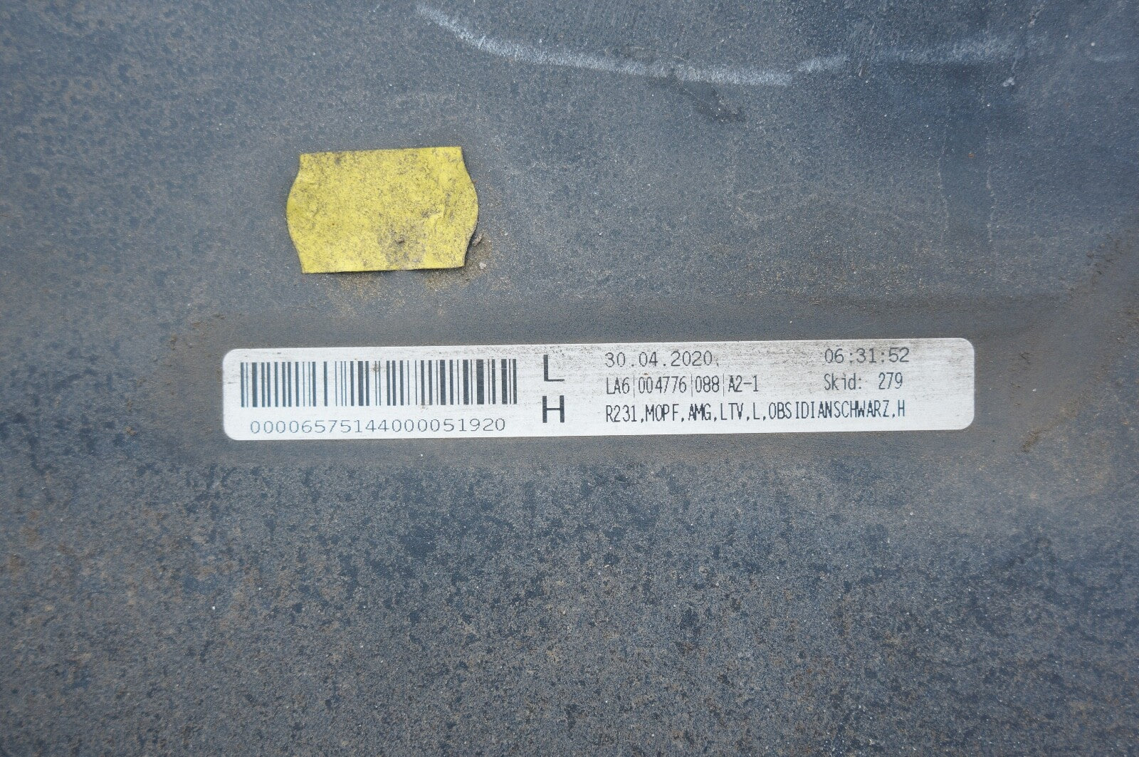 2013 2020 MERCEDES BENZ SL450 SL550 SL63 AMG LEFT SIDE ROCKER PANEL MOLDING OEM