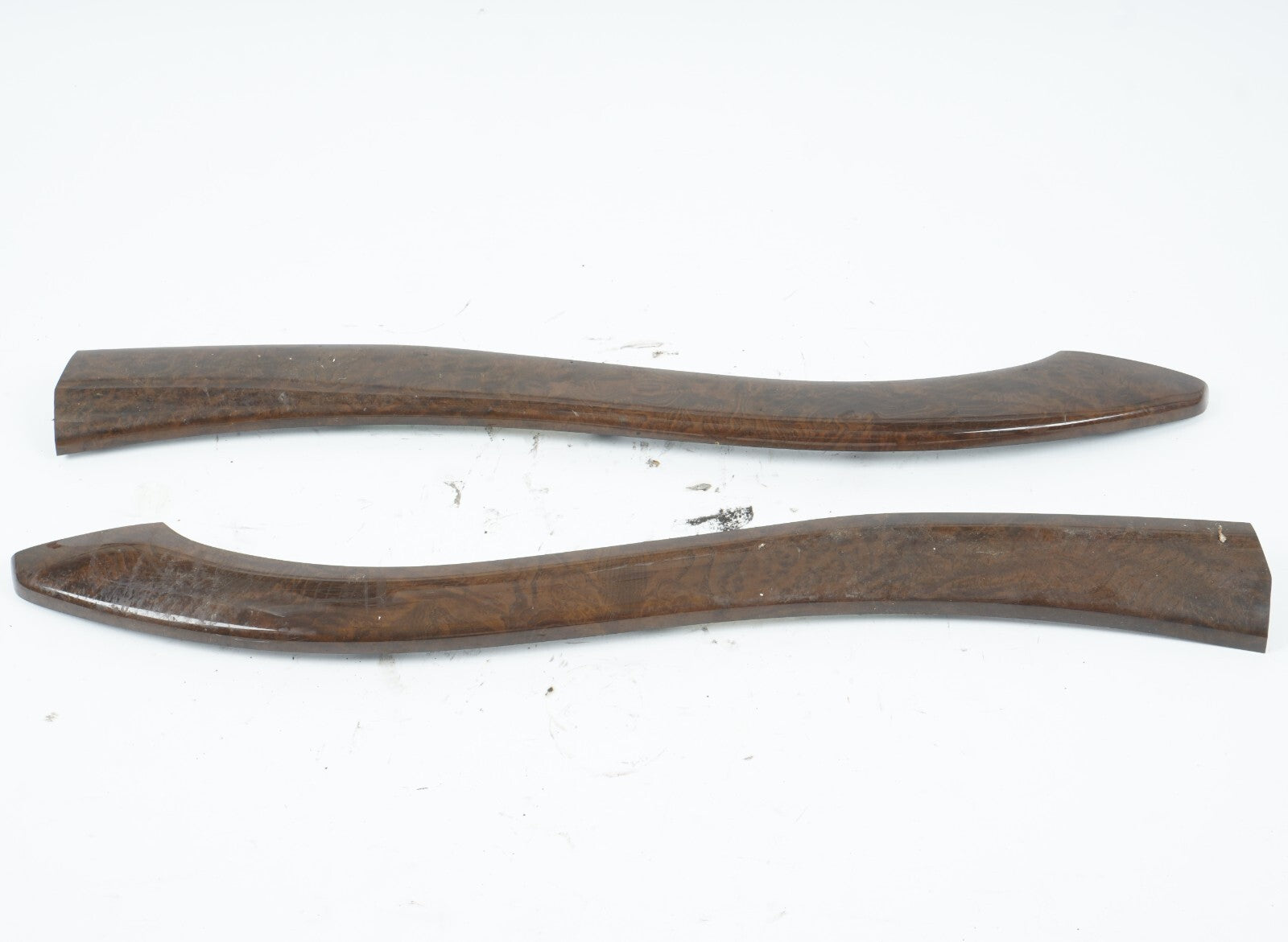 2008 - 2013 BMW X6 CENTER CONSOLE TRIM LEFT & RIGHT WOOD  OEM