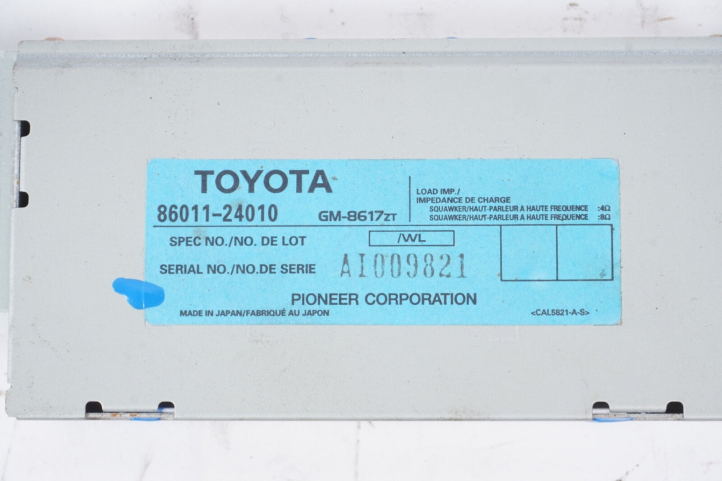 2002-2005 Lexus SC430 Navigation Amplifier Control Module Unit OEM 86011-24010