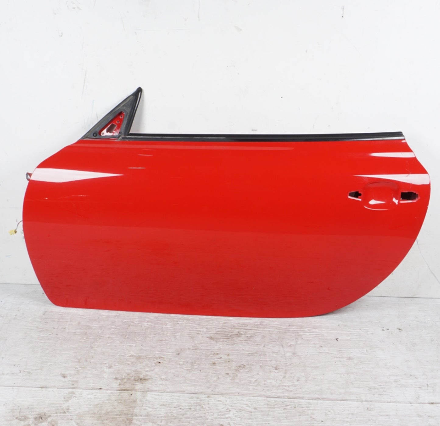 02-10 Lexus SC430 Front Left Driver Side Door Shell Panel Oem RED