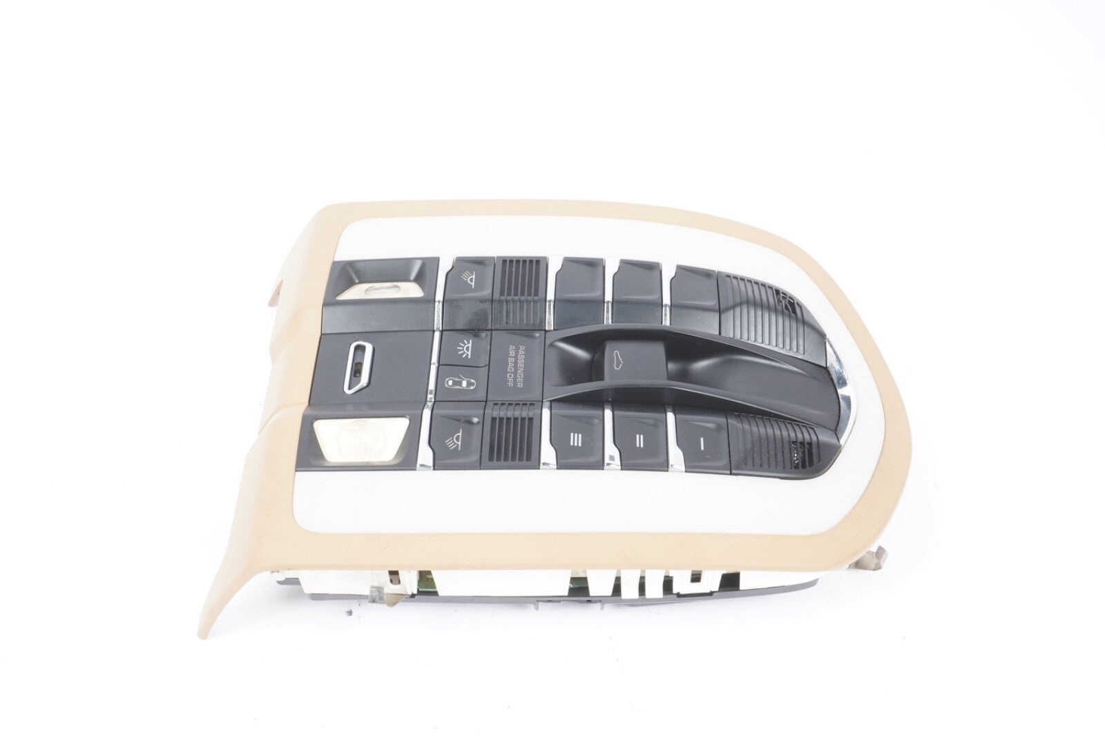 11-18 PORSCHE CAYENNE OEM OVERHEAD ROOF CONSOLE 7PP959551