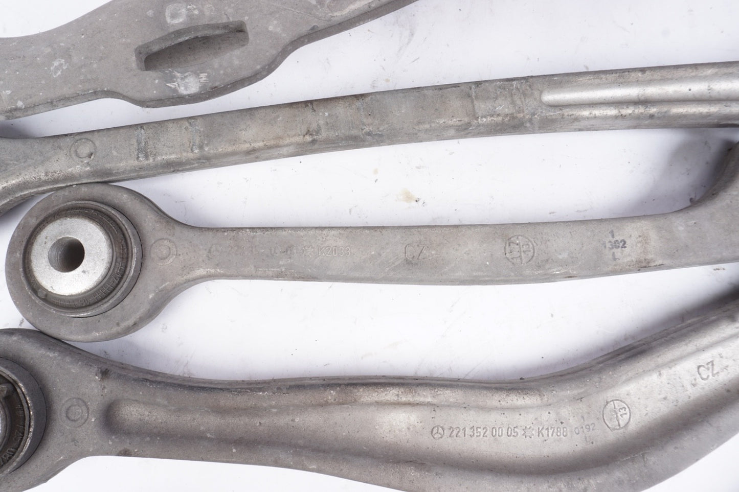 2014 - 2017 MERCEDES S550 W222 REAR LEFT SUSPENSION CONTROL ARM SET OF 5 OEM