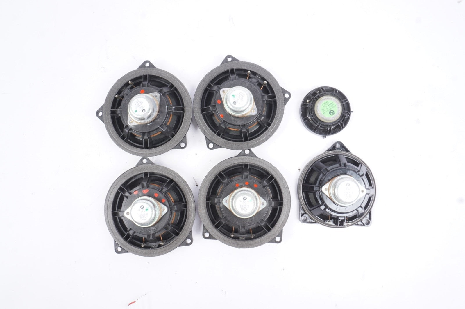2018 - 2022 BMW X2 F39 REAR & FRONT DOOR MID RANGE SPEAKER OEM SET