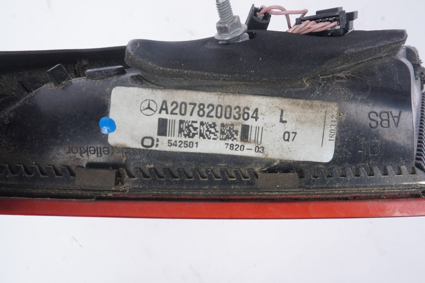 10-13 Mercedes W207 E350 E550 Coupe Tail Light Inner Left Driver Side OEM