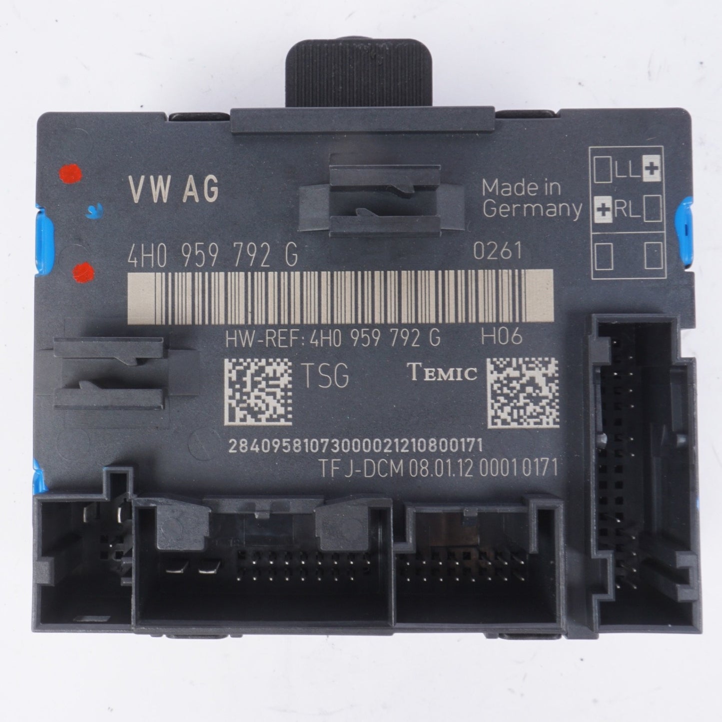 11-17 AUDI A8L FRONT RIGHT PASSENGER SIDE DOOR CONTROL MODULE OEM