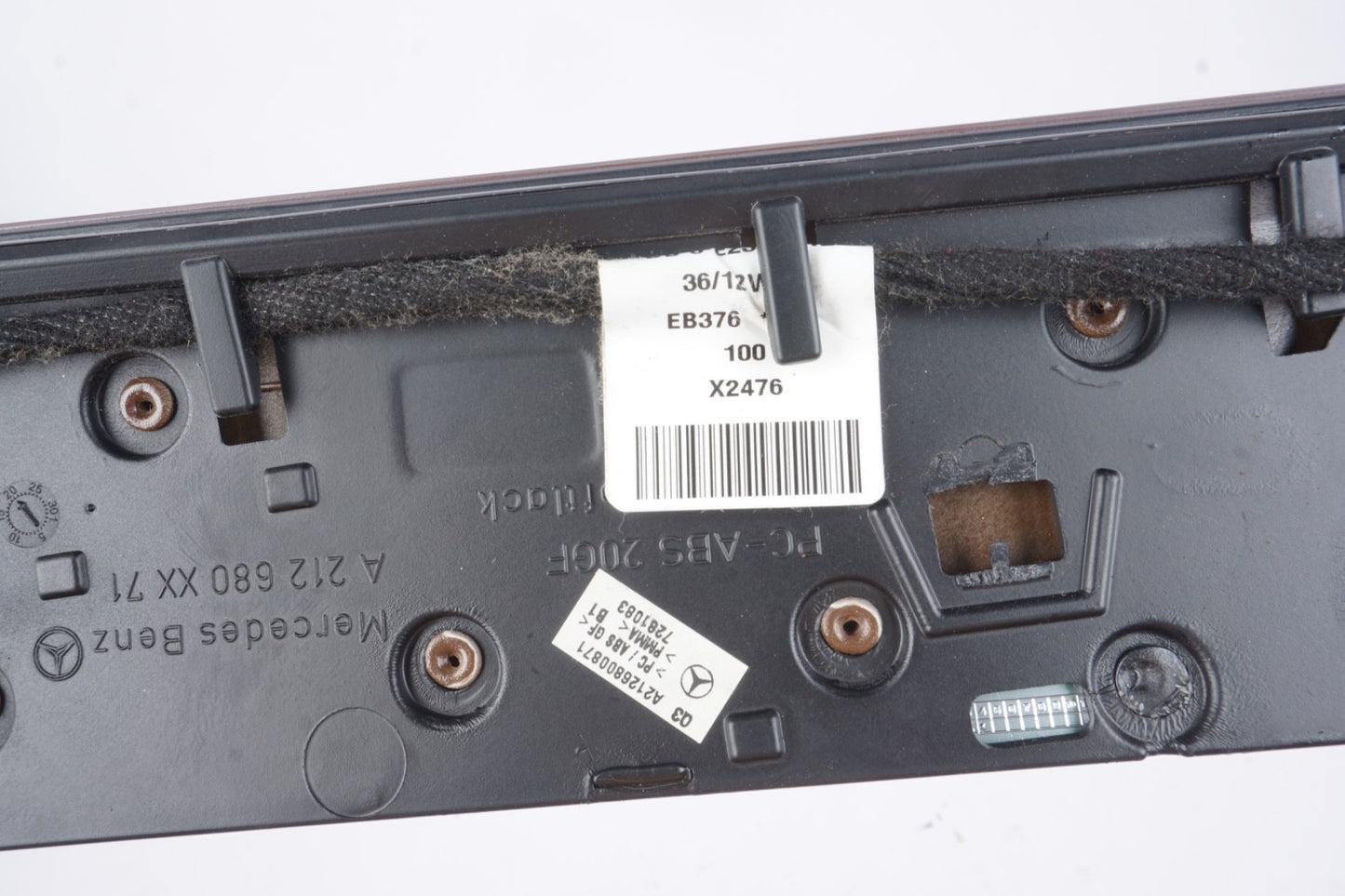 10-13 Mercedes W212 E350 E250 Center Dashboard Dash Trim Molding Wood OEM
