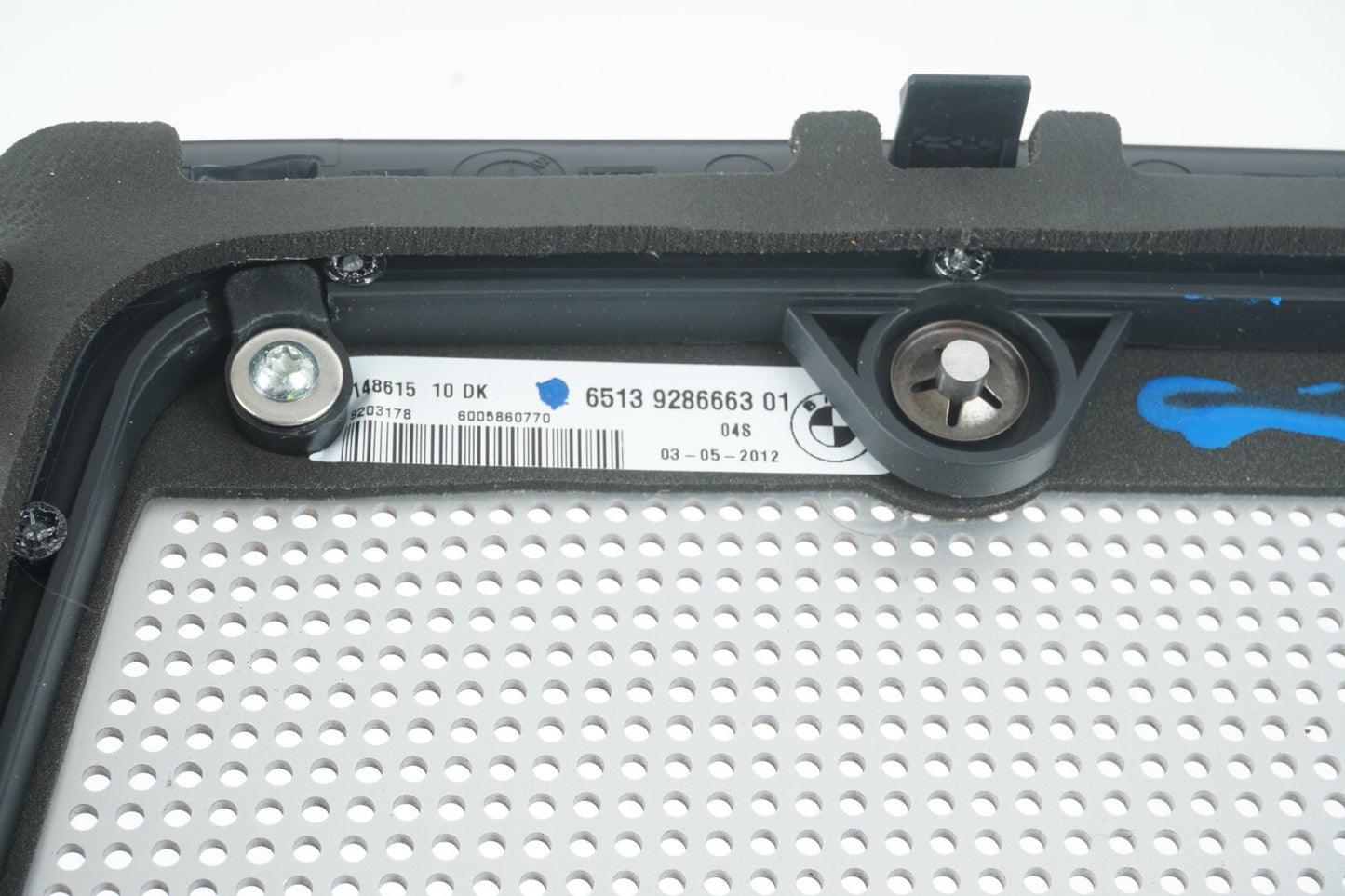 2012 - 2018 BMW 650i 640i REAR PARCEL SHELF SPEAKER COVER LEFT & RIGHT OEM