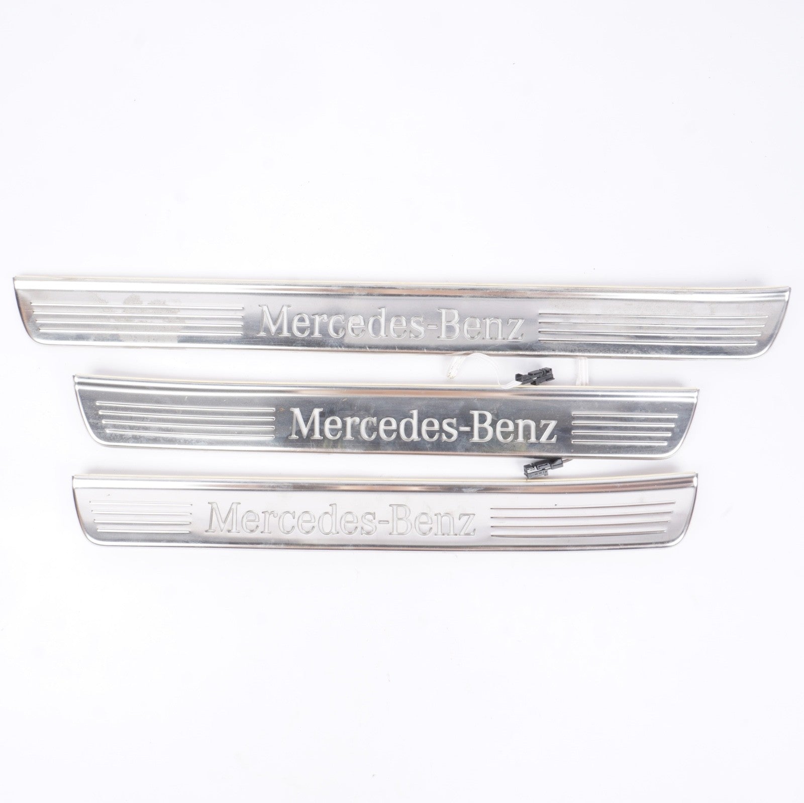 2014 - 20 Mercedes W222 S550 S600 Front & Rear Illuminated Door Step Sill Panel
