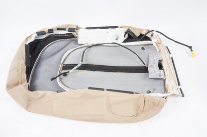 11-17 AUDI A8 A8L S8 REAR RIGHT PASSENGER SEAT BACK BACKREST UPPER COVER BEIGE