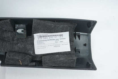10-13 PORSCHE PANAMERA TAILGATE LIFTGATE UPPER TRIM COVER PANEL OEM