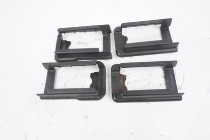 2014 - 2024 MASERATI GHIBLI FRONT LEFT SEAT TRACK TRIM COVER SET OF 4 OEM
