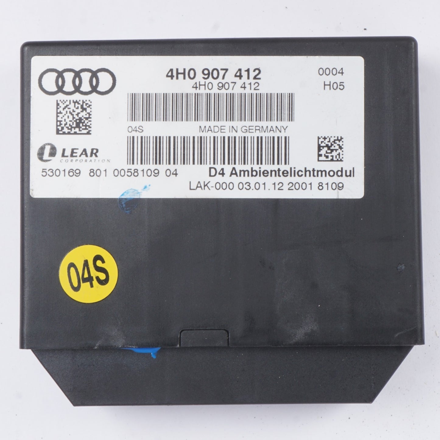 2011 - 2018 Audi A8 S8 Quattro Computer Comfort Control Module Unit ECU ECM CCM
