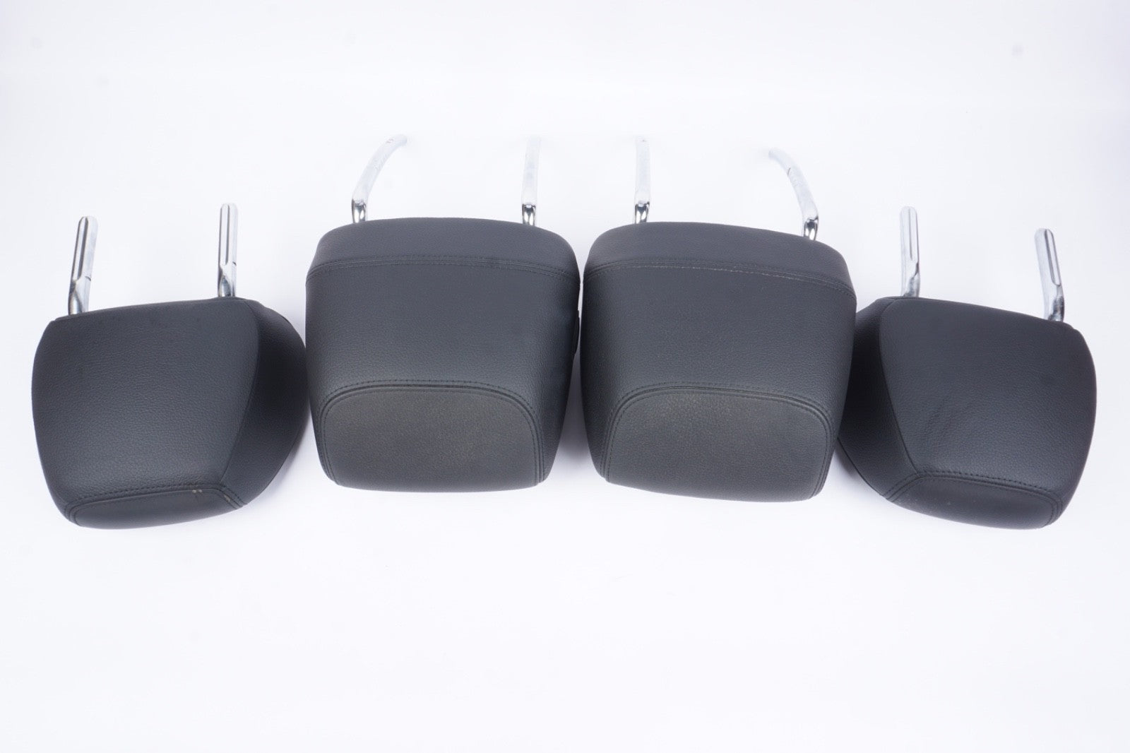 14-17 BMW 428i Left Right Front Rear Seat Black Leather Convertible Head Rest