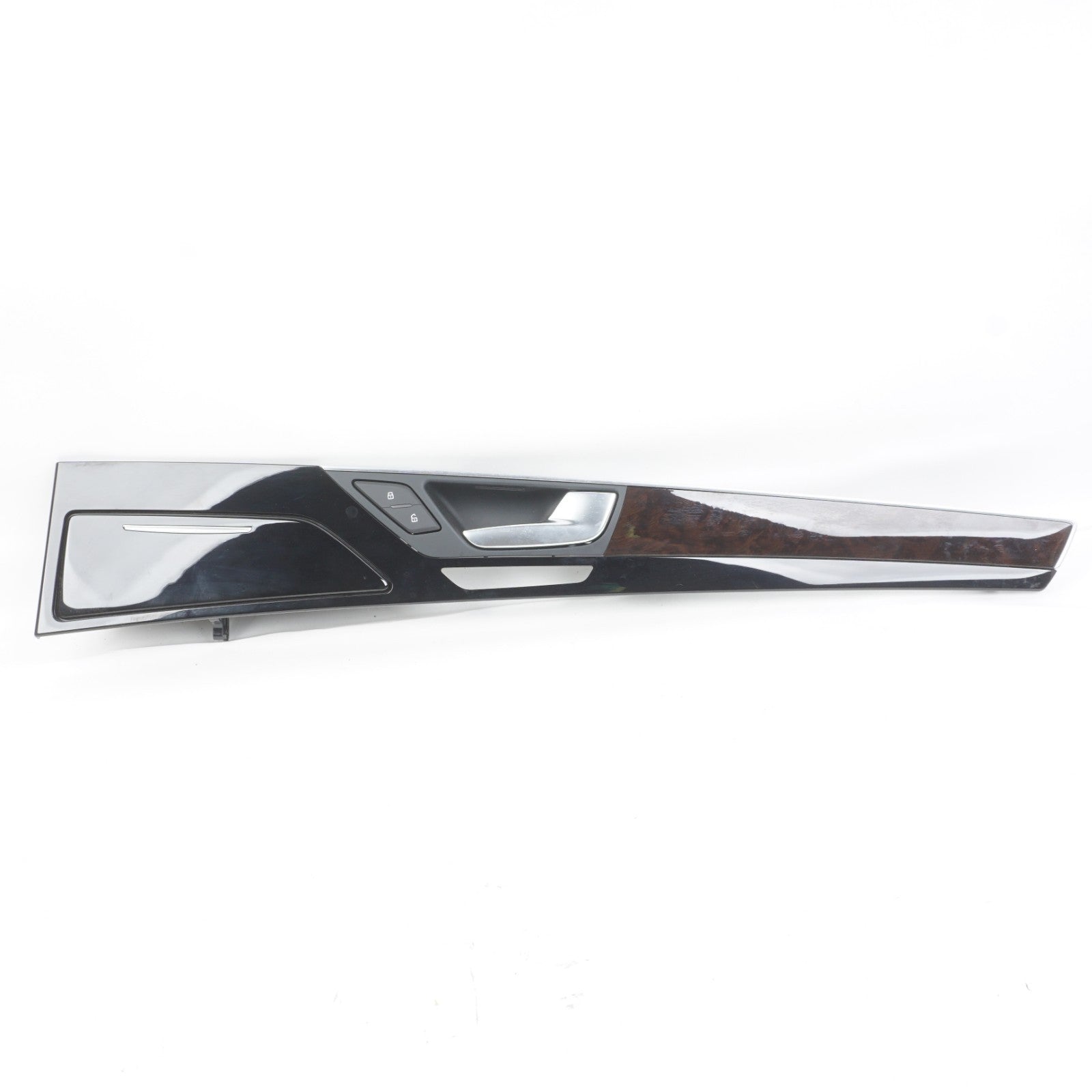2011-2017 Audi D4 A8 A8L Rear Right Interior Door Handle w/ Trim Panel OEM
