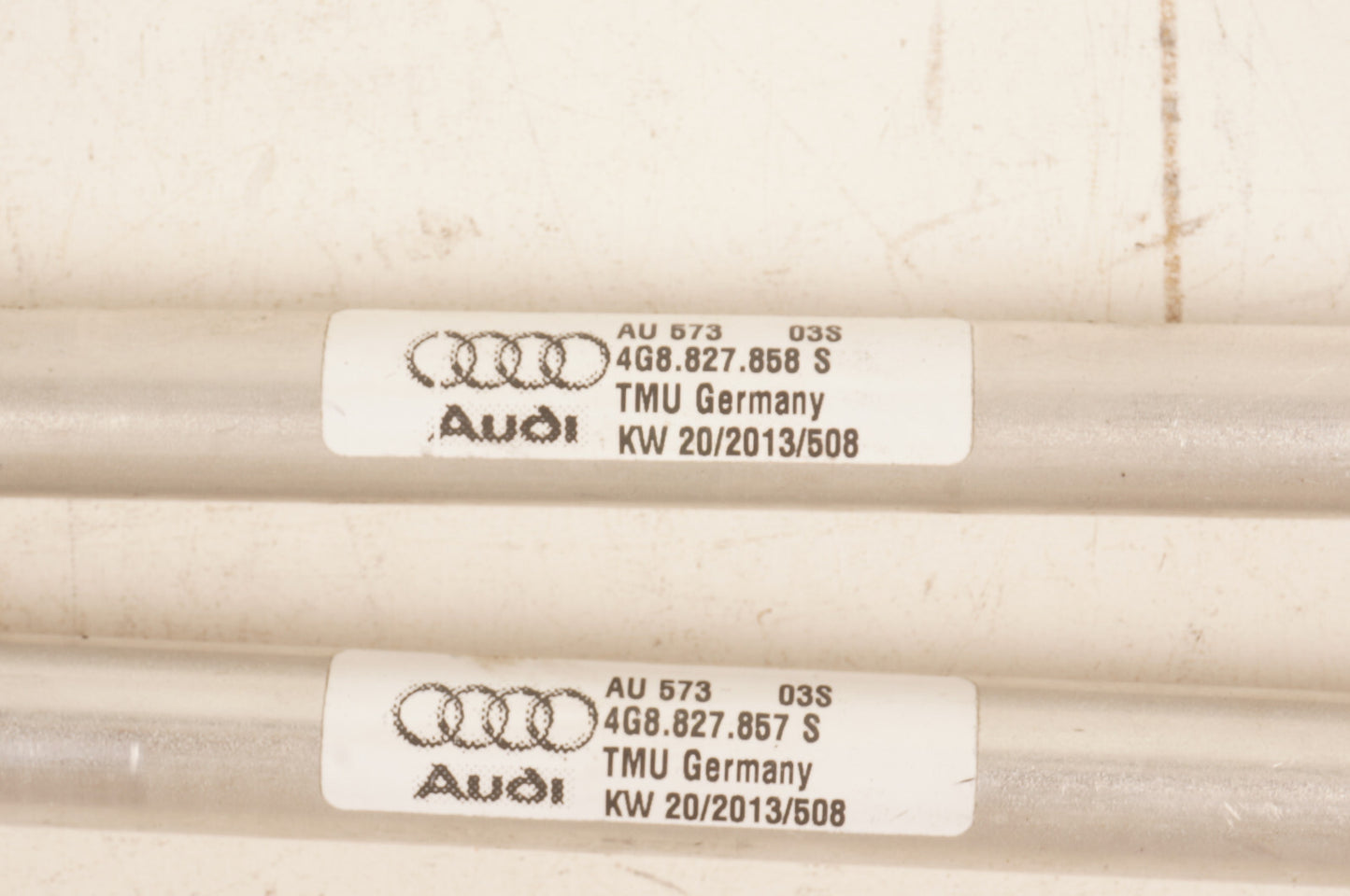 12-14 AUDI A7 RS7 4G8 RIGHT & LEFT TRUNK HATCH STRUT SHOCK SET OF 2 OEM