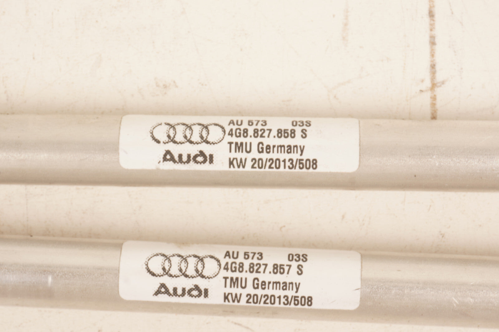 12-14 AUDI A7 RS7 4G8 RIGHT & LEFT TRUNK HATCH STRUT SHOCK SET OF 2 OEM