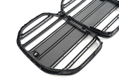 For 21-2023 BMW 4 Series G22 G23 Front Grille Grill Replacement ABS Glossy Black