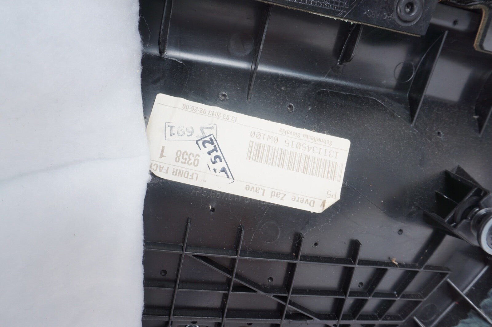 2011-2018 Porsche Cayenne Rear Left Door Panel Driver Beige