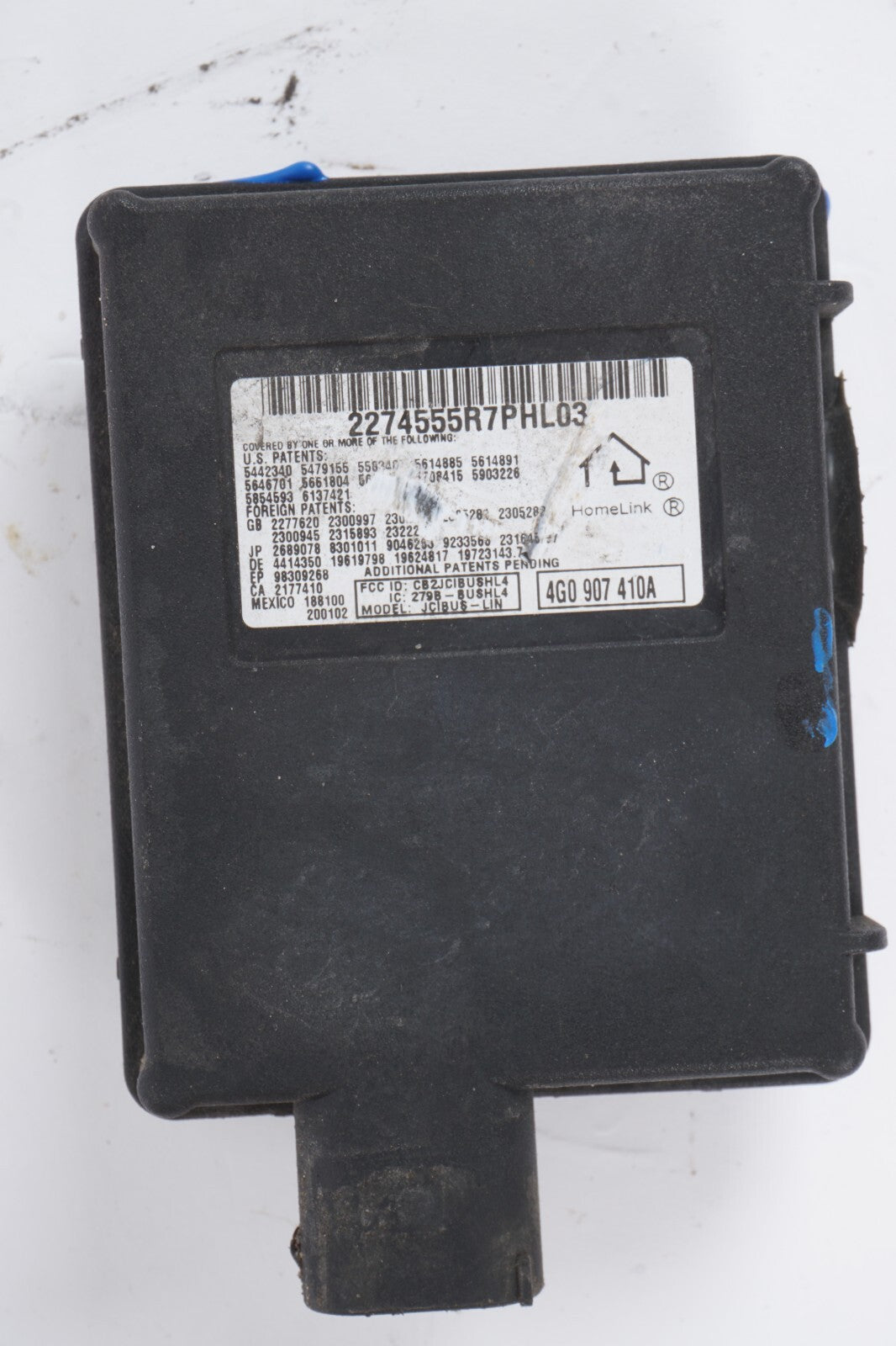 12-17 AUDI A8L A8 HOMELINK GARAGE DOOR MODULE 4G0907410A OEM