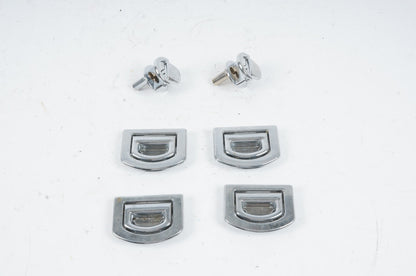 2012-2018 AUDI A7 REAR TRUNK CARGO TIE DOWN HOOK SUPPORT RING OEM SET OF 6
