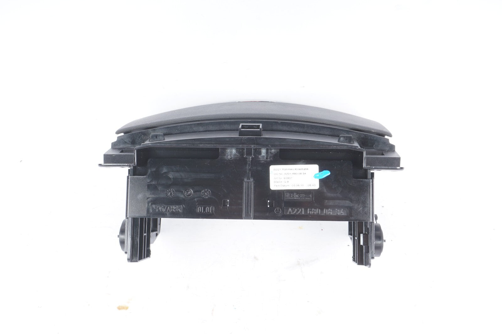 07-13 Mercedes W221 S550 S600 S63 Dash Console CD Player Cover Trim Panel OEM