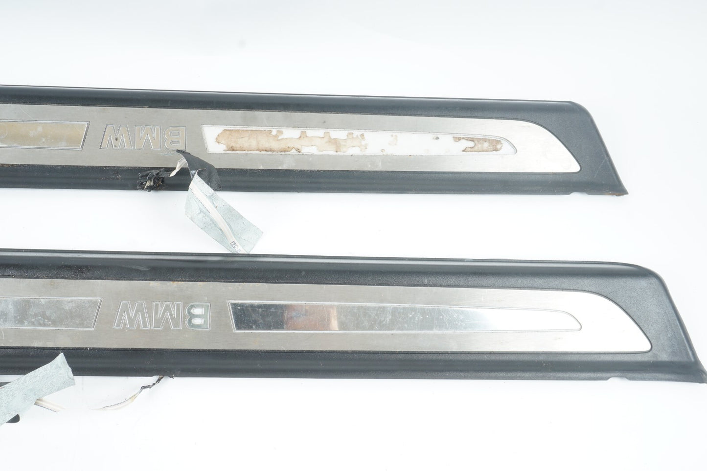 2012 - 2018 BMW 650i 640i DOOR SILL PLATE TRIM PANEL COVER LEFT & RIGHT  OEM