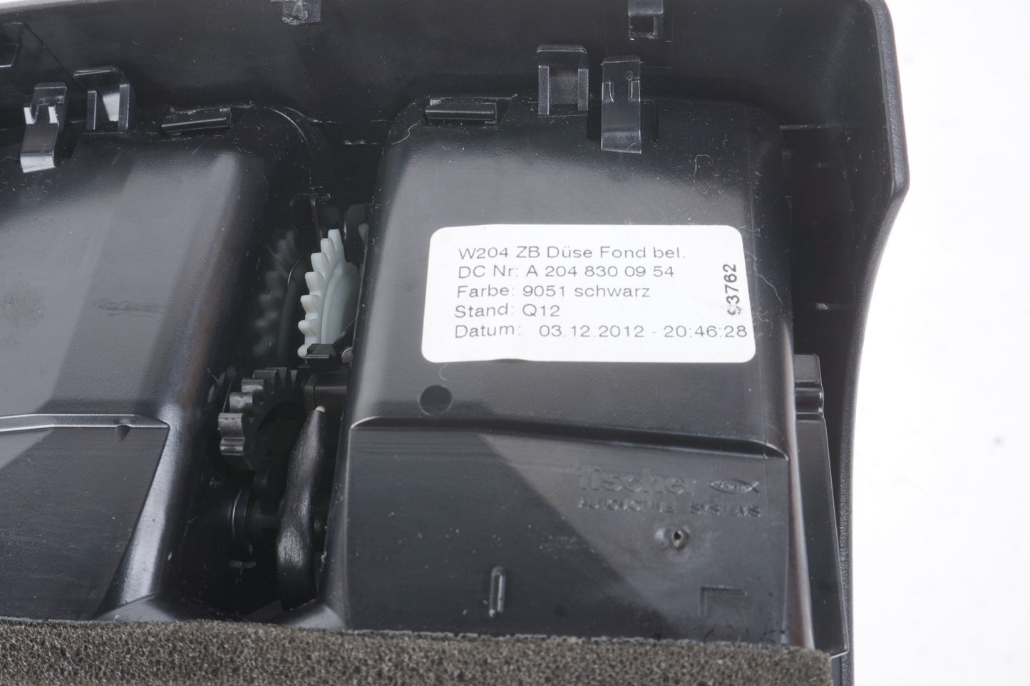 10-17 Mercedes W207 E350 E550 Coupe Rear Center Console AC Air Vent Trim OEM