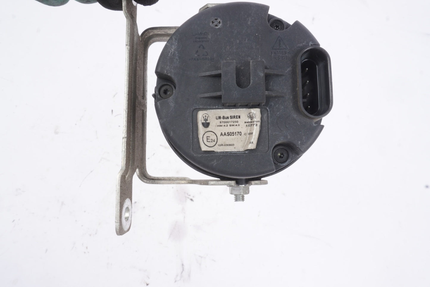 2014 - 2020 MASERATI GHIBLI ANTI THEFT ALARM SYSTEM SIREN HORN OEM 6700017230