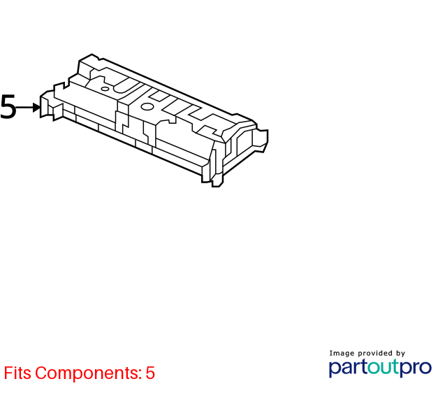 2013 - 2016 Mercedes GL450 X166 Fuse Relay Junction Box Block OEM